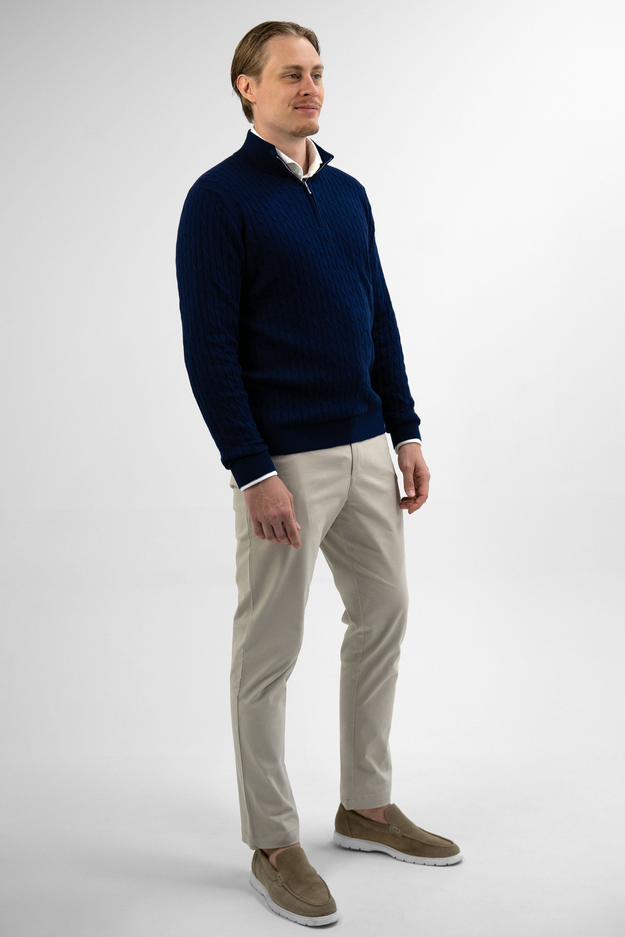 Half Zip - Cashmere Blend