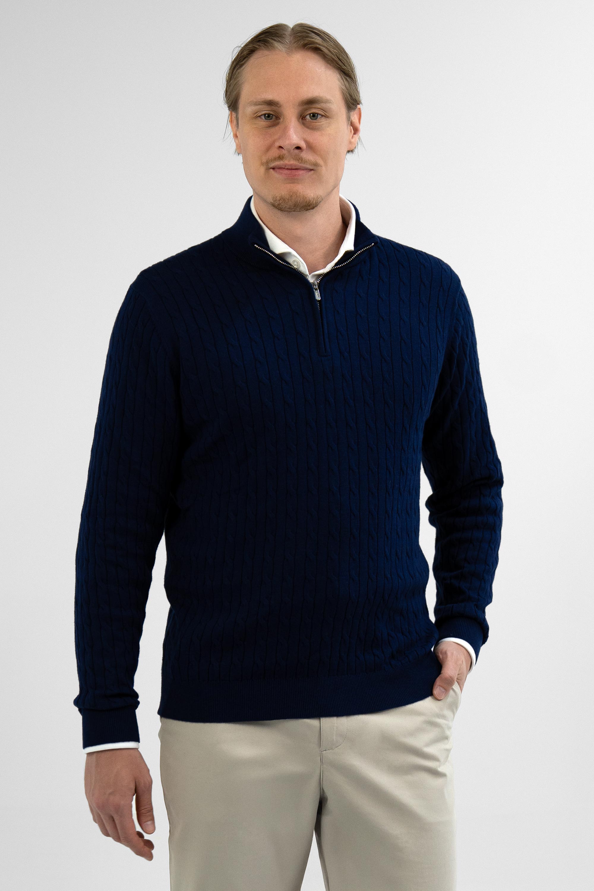 Half Zip - Cashmere Blend